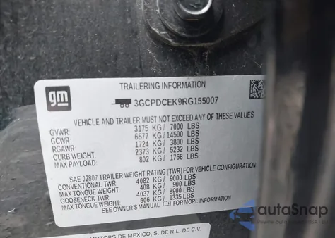 2024 Chevrolet Silverado 1500 4Wd Short Bed Custom Trail Boss from USA, damaged, VIN 3GCPDCEK9RG155007